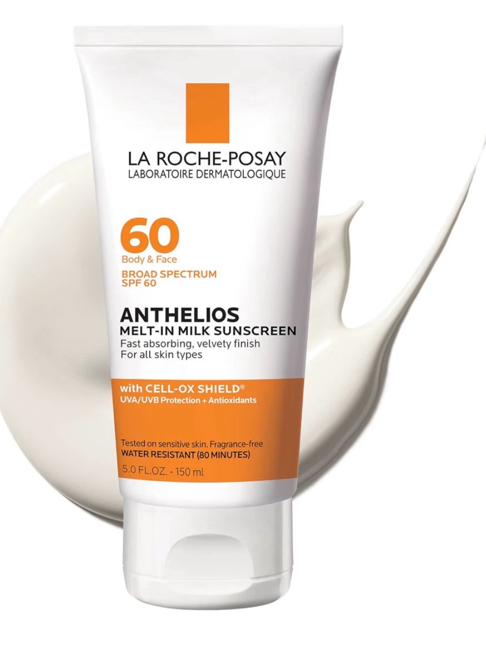 La Roche-Posay Anthelios Melt-In Milk Sunscreen SPF 60 - White/Orange